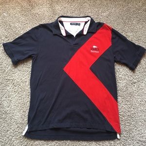 Retro nautica vintage polo dress shirt collar